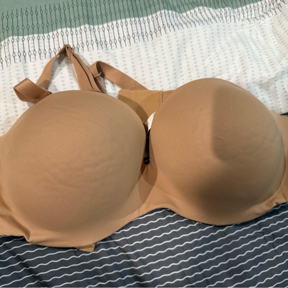 Ambrielle Tan Smooth Molded T-Shirt Bra